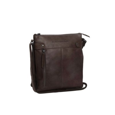 The Chesterfield Brand / Leather Shoulder Bag Mia brown axelremsväska handväska brun läder skinn rymlig