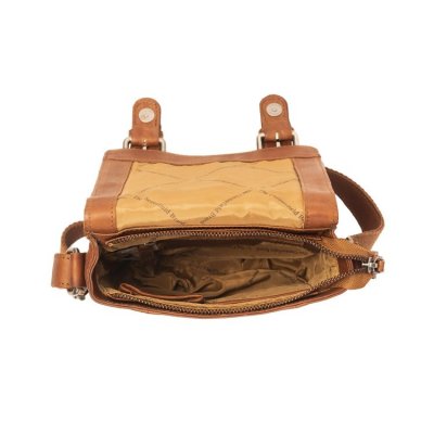 The Chesterfield Brand / Leather Shoulder Bag Jesse / Cognac läder skinn konjak axelremsväska handväska unisex