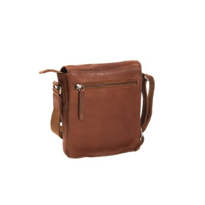 The Chesterfield Brand / Leather Shoulder Bag Jesse / Cognac läder skinn konjak axelremsväska handväska unisex