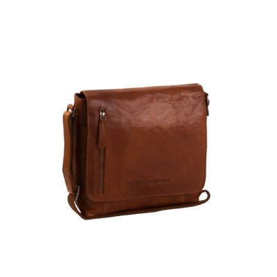 The Chesterfield Brand / Leather Shoulder Bag Maeve / Cognac axelremsväska handväska läder skinn dam