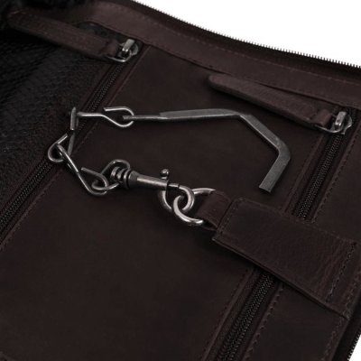 The Chesterfield Brand / Leather Toiletry Bag Gillian brun brown necessär läder skinn sminkväska badrumsväska hängande krok toa
