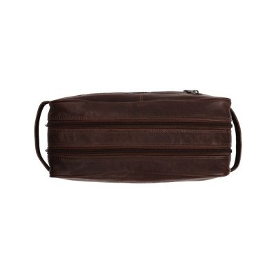 The Chesterfield Brand / Leather Toiletry Bag Stefan brown brun necessär läder skinn sminkväska badrumsväska toalettväska