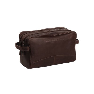 The Chesterfield Brand / Leather Toiletry Bag Stefan brown brun necessär läder skinn sminkväska badrumsväska toalettväska