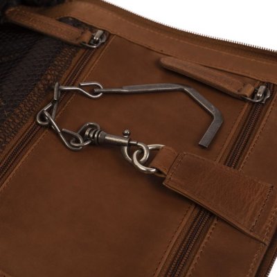 The Chesterfield Brand / Leather Toiletry Bag Gillian cognac necessär läder skinn sminkväska badrumsväska hängande krok toalettv