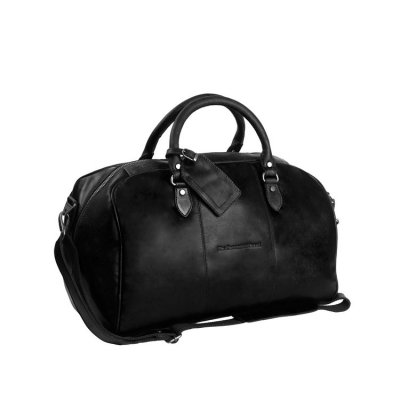 The Chesterfield Brand / Leather Weekend Bag Liam / svart black resväska stor väska läder skinn herr dam