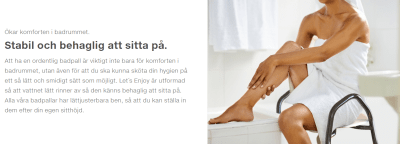 Trustcare Let's Enjoy / Duschstol