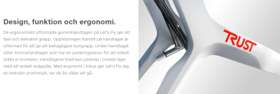 Trustcare Let's Fly Rollator Utomhus /