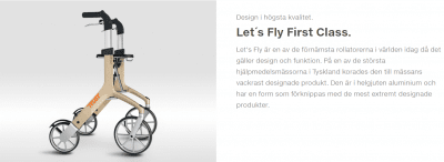 Trustcare Let's Fly Rollator Utomhus /