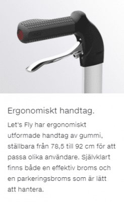 Trustcare Let's Fly Rollator Utomhus /