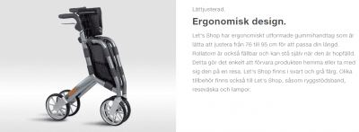 Trustcare Let's Shop Rollator Utomhus /