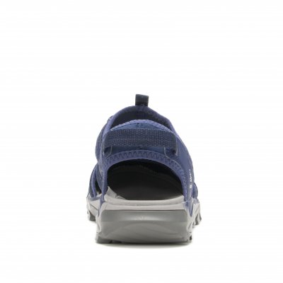 Kamik syros web navy marin blå Herrsandal täckt tå fotriktig vegan elastisk snabbsnörning sportsandal vattentålig