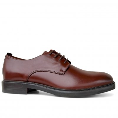 marstrand Adrian skinnsko lågsko finsko snörsko gummisula läder herr Brun halkfri