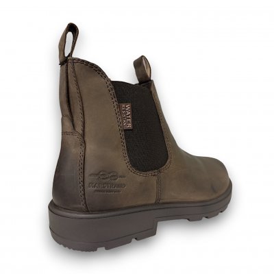 Marstrand archie boots läder vattentät mörk Brun Skinn Känga herr