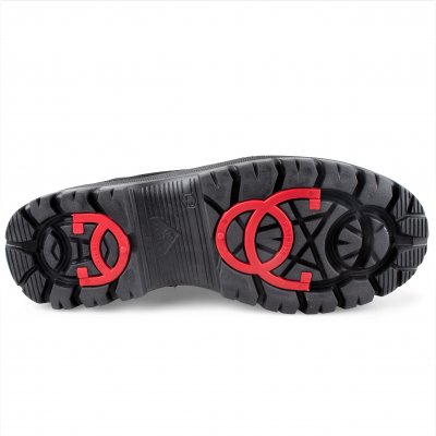 Marstrand Vinterkänga Ridge Herr / Utfällbara Dubbar / Svart fårskinn foder mocka dragkedja