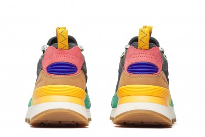 merrell men alpine 83 sneaker recraft retro alloy multi gummisko herr fotriktig eva skum multi flerfärgad gul blå svart orange