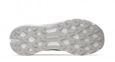 Merrell Antora Agility Trail 4 svart black vit grå Promenadsko jogging dam anatomisk fotriktig