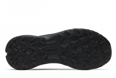 Merrell Antora Agility Trail 4 svart triple black goretex gtx Promenadsko jogging dam anatomisk fotriktig