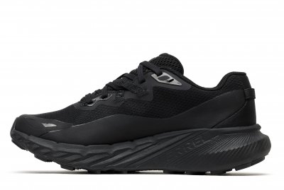 Merrell Antora Agility Trail 4 svart triple black goretex gtx Promenadsko jogging dam anatomisk fotriktig