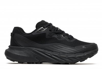 Merrell Antora Agility Trail 4 svart triple black goretex gtx Promenadsko jogging dam anatomisk fotriktig