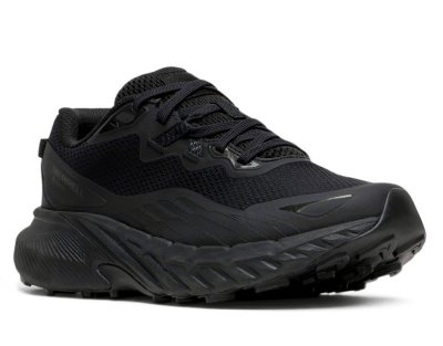 Merrell Antora Agility Trail 4 svart triple black goretex gtx Promenadsko jogging dam anatomisk fotriktig