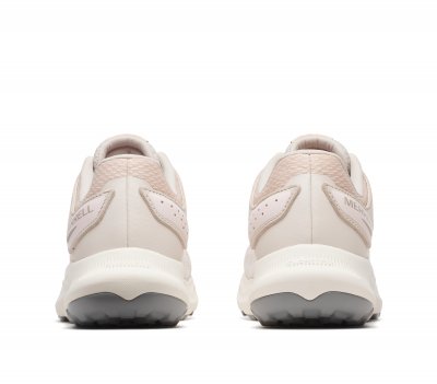 Merrell Antora 4 allure chalk vit rosa grå Promenadsko jogging dam anatomisk fotriktig