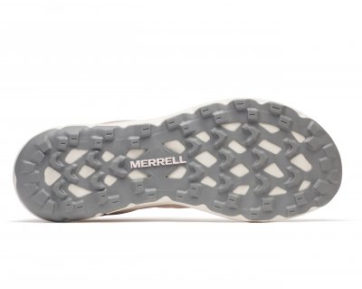 Merrell Antora 4 allure chalk vit rosa grå Promenadsko jogging dam anatomisk fotriktig