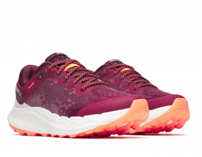 Merrell Antora 4 crimson orange röd multi gul blå rosa Promenadsko jogging dam anatomisk fotriktig