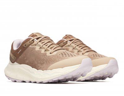 Merrell Antora 4 hazel nötbrun beige Promenadsko jogging dam anatomisk fotriktig