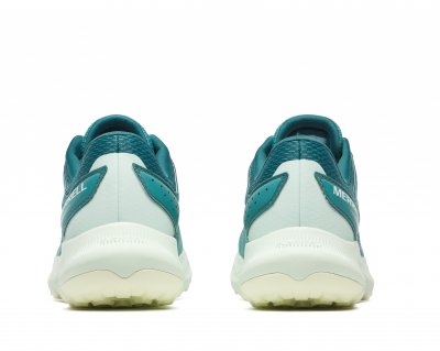 Merrell Antora 4 aqua turkos blå grön Promenadsko jogging dam anatomisk fotriktig