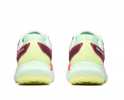 Merrell Antora 4 pink blossom röd multi gul blå rosa Promenadsko jogging dam anatomisk fotriktig