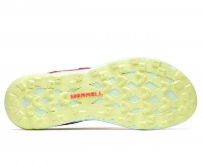 Merrell Antora 4 pink blossom röd multi gul blå rosa Promenadsko jogging dam anatomisk fotriktig