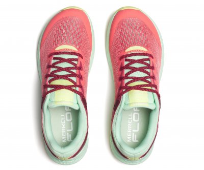 Merrell Antora 4 pink blossom röd multi gul blå rosa Promenadsko jogging dam anatomisk fotriktig