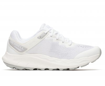 Merrell Antora 4 white vit pigeon grå Promenadsko jogging dam anatomisk fotriktig