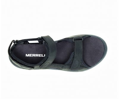 Merrell Sandspur 2 Convertible Black remmar kardborre damsandal fotriktig