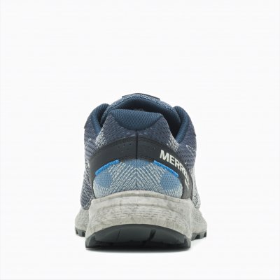 merrell herr mens fly strike navy blå gore tex vattentät herr herrsko löpar jogging fritidssko sneaker lätt stabil