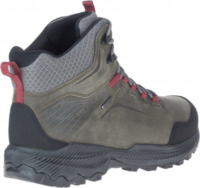 Merrell Forestbound Mid Waterproof grey grå läder vattentät vandring promenad fritid