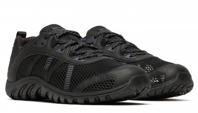 merrell maipo 3 aerosport herrsko luftig mesh fritid promenad allroundsko svart fotriktig sommar badsko