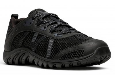 merrell maipo 3 aerosport herrsko luftig mesh fritid promenad allroundsko svart fotriktig sommar badsko
