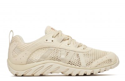 merrell maipo 3 aerosport damsko luftig mesh fritid promenad allroundsko offwhite blek gul honung fotriktig sommar badsko