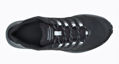 merrell herr mens fly strike black svart gore tex vattentät herr herrsko löpar jogging fritidssko sneaker lätt stabil
