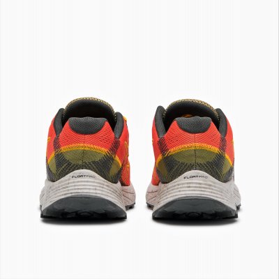 merrell moab flight tangerine orange herrsko promenad walking fritid sport fotriktig stabil lätt