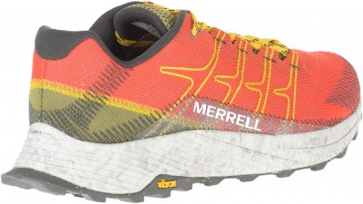merrell moab flight tangerine orange herrsko promenad walking fritid sport fotriktig stabil lätt