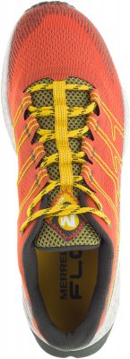 merrell moab flight tangerine orange herrsko promenad walking fritid sport fotriktig stabil lätt
