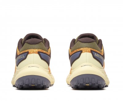 merrell nova 4 tangelo orange gul grå herr herrsko löpar jogging fritidssko sneaker lätt stabil