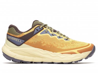 merrell nova 4 tangelo orange gul grå herr herrsko löpar jogging fritidssko sneaker lätt stabil