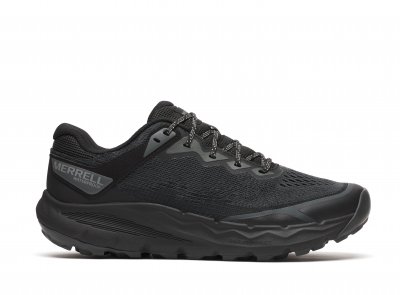 merrell nova 4 svart black wp vattentät herr herrsko löpar jogging fritidssko sneaker promenad lätt stabil vardag träning