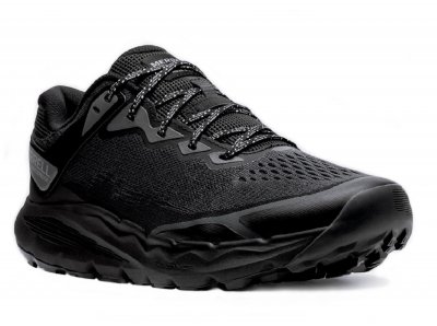 merrell nova 4 svart black wp vattentät herr herrsko löpar jogging fritidssko sneaker promenad lätt stabil vardag träning