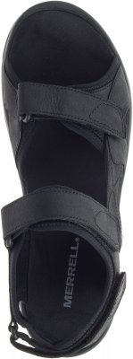 Merrell Sandspur 2 convertible Black remmar kardborre herrsandal fotriktig svart