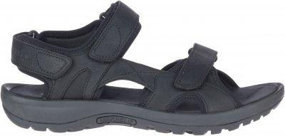 Merrell Sandspur 2 convertible Black remmar kardborre herrsandal fotriktig svart