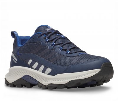 Merrell Men's Speed strike 2 gtx goretex vattentät Waterproof navy mörkblå herrsko känga promenad walking fritid vandring